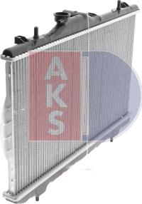 AKS Dasis 560340N - Radiator, engine cooling autospares.lv