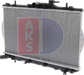 AKS Dasis 560340N - Radiator, engine cooling autospares.lv