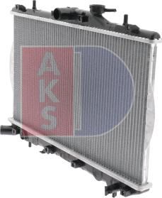 AKS Dasis 560340N - Radiator, engine cooling autospares.lv