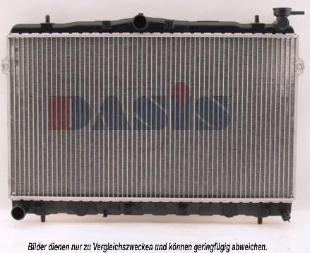 AKS Dasis 560220N - Radiator, engine cooling autospares.lv