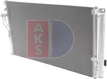 AKS Dasis 562046N - Condenser, air conditioning autospares.lv