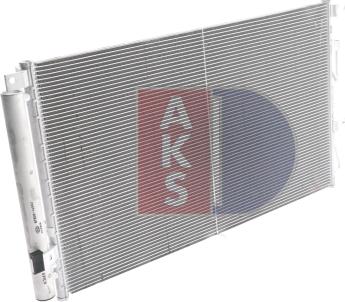 AKS Dasis 562046N - Condenser, air conditioning autospares.lv