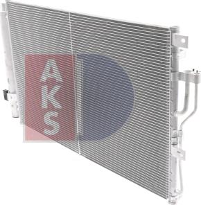 AKS Dasis 562046N - Condenser, air conditioning autospares.lv