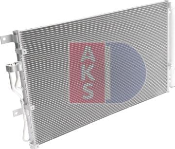 AKS Dasis 562046N - Condenser, air conditioning autospares.lv