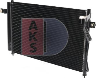 AKS Dasis 562007N - Condenser, air conditioning autospares.lv