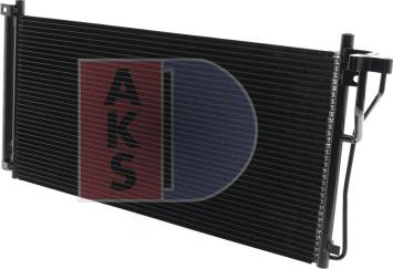 AKS Dasis 562019N - Condenser, air conditioning autospares.lv