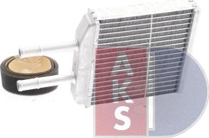 AKS Dasis 519002N - Heat Exchanger, interior heating autospares.lv