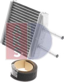 AKS Dasis 519002N - Heat Exchanger, interior heating autospares.lv