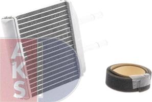 AKS Dasis 519002N - Heat Exchanger, interior heating autospares.lv