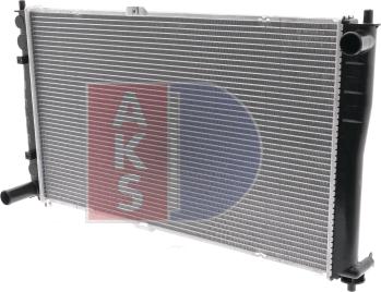 AKS Dasis 510090N - Radiator, engine cooling autospares.lv