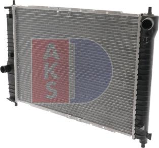 AKS Dasis 510066N - Radiator, engine cooling autospares.lv