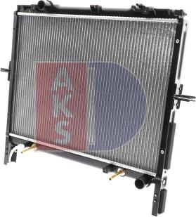 AKS Dasis 510061N - Radiator, engine cooling autospares.lv