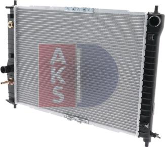 AKS Dasis 510067N - Radiator, engine cooling autospares.lv