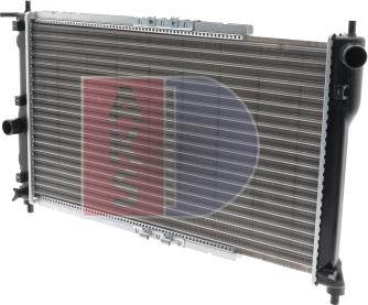 AKS Dasis 510009N - Radiator, engine cooling autospares.lv