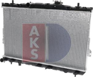 AKS Dasis 510025N - Radiator, engine cooling autospares.lv