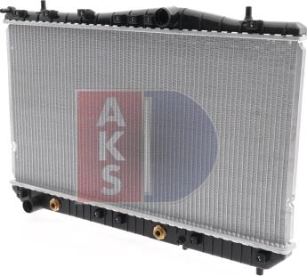 AKS Dasis 510021N - Radiator, engine cooling autospares.lv