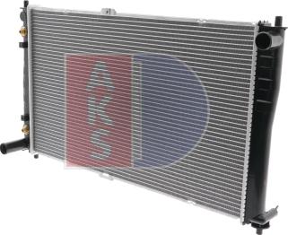 AKS Dasis 510100N - Radiator, engine cooling autospares.lv