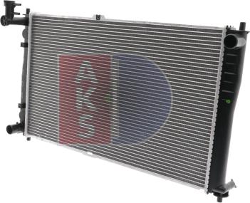 AKS Dasis 510110N - Radiator, engine cooling autospares.lv