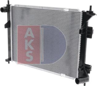 AKS Dasis 510189N - Radiator, engine cooling autospares.lv