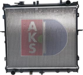 AKS Dasis 510130N - Radiator, engine cooling autospares.lv