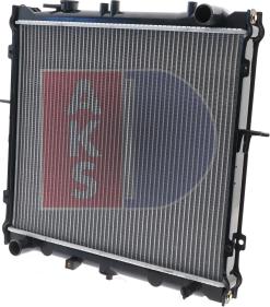 AKS Dasis 510130N - Radiator, engine cooling autospares.lv