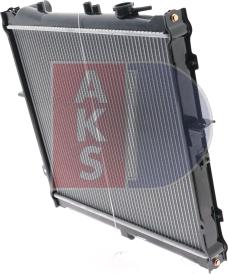 AKS Dasis 510130N - Radiator, engine cooling autospares.lv