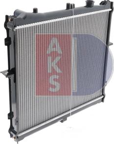 AKS Dasis 510130N - Radiator, engine cooling autospares.lv