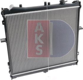 AKS Dasis 510130N - Radiator, engine cooling autospares.lv