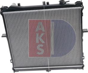 AKS Dasis 510130N - Radiator, engine cooling autospares.lv