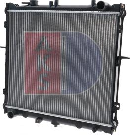 AKS Dasis 510130N - Radiator, engine cooling autospares.lv