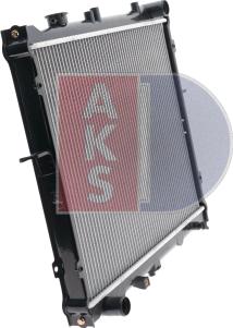 AKS Dasis 510130N - Radiator, engine cooling autospares.lv