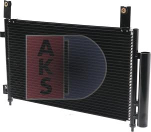 AKS Dasis 512043N - Condenser, air conditioning autospares.lv