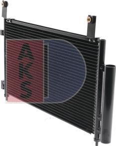 AKS Dasis 512043N - Condenser, air conditioning autospares.lv