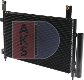 AKS Dasis 512043N - Condenser, air conditioning autospares.lv