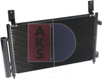 AKS Dasis 512043N - Condenser, air conditioning autospares.lv