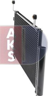 AKS Dasis 512043N - Condenser, air conditioning autospares.lv