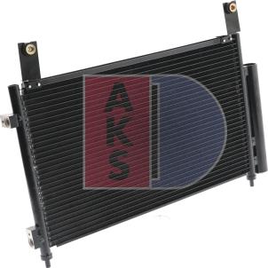 AKS Dasis 512043N - Condenser, air conditioning autospares.lv