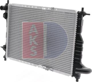 AKS Dasis 520098N - Radiator, engine cooling autospares.lv