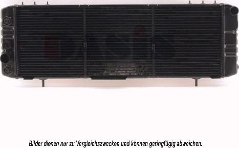 AKS Dasis 520020N - Radiator, engine cooling autospares.lv