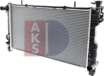 AKS Dasis 520780N - Radiator, engine cooling autospares.lv