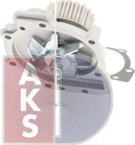 AKS Dasis 570547N - Water Pump autospares.lv