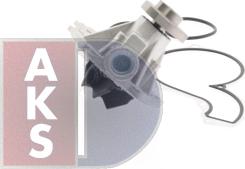 AKS Dasis 570004N - Water Pump autospares.lv