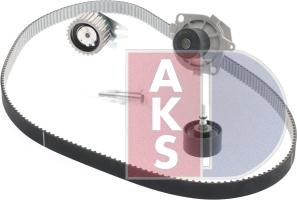 AKS Dasis 570344N - Water Pump & Timing Belt Set autospares.lv