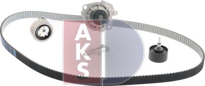 AKS Dasis 570344N - Water Pump & Timing Belt Set autospares.lv