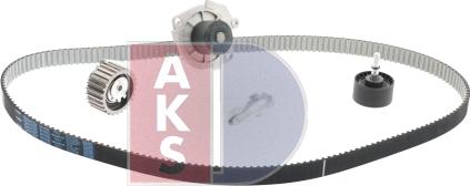 AKS Dasis 570344N - Water Pump & Timing Belt Set autospares.lv