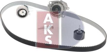 AKS Dasis 570344N - Water Pump & Timing Belt Set autospares.lv