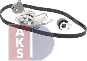 AKS Dasis 570345N - Water Pump & Timing Belt Set autospares.lv