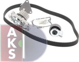 AKS Dasis 570345N - Water Pump & Timing Belt Set autospares.lv