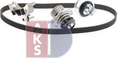 AKS Dasis 570340N - Water Pump & Timing Belt Set autospares.lv