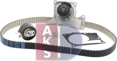 AKS Dasis 570343N - Water Pump & Timing Belt Set autospares.lv